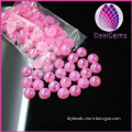 Wholesale 5mm AB color half round acrylic pearl